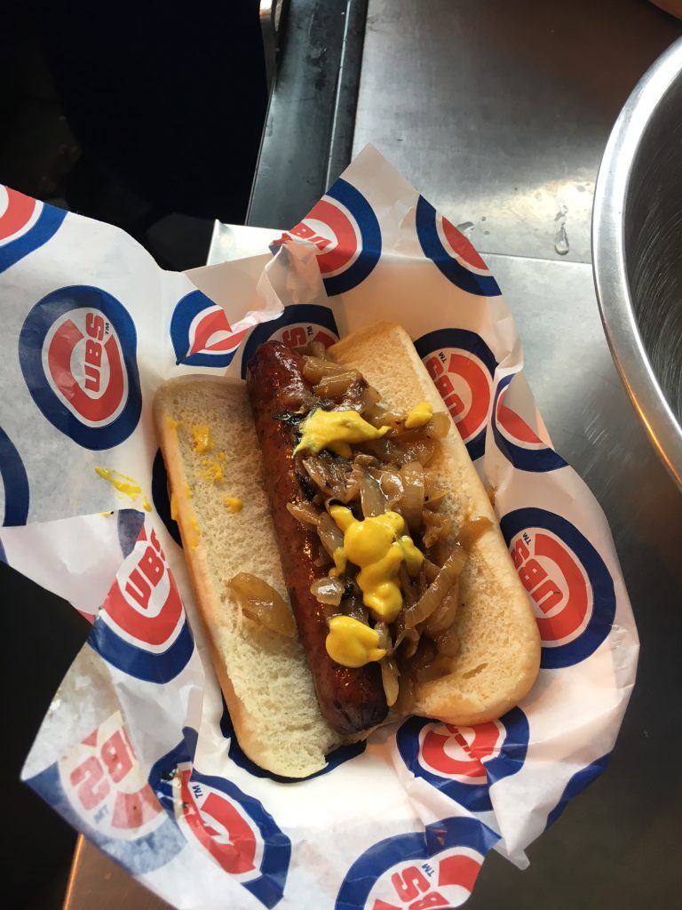 Kosher hot dog stand at Wrigley Field Meat Your Vegetables
