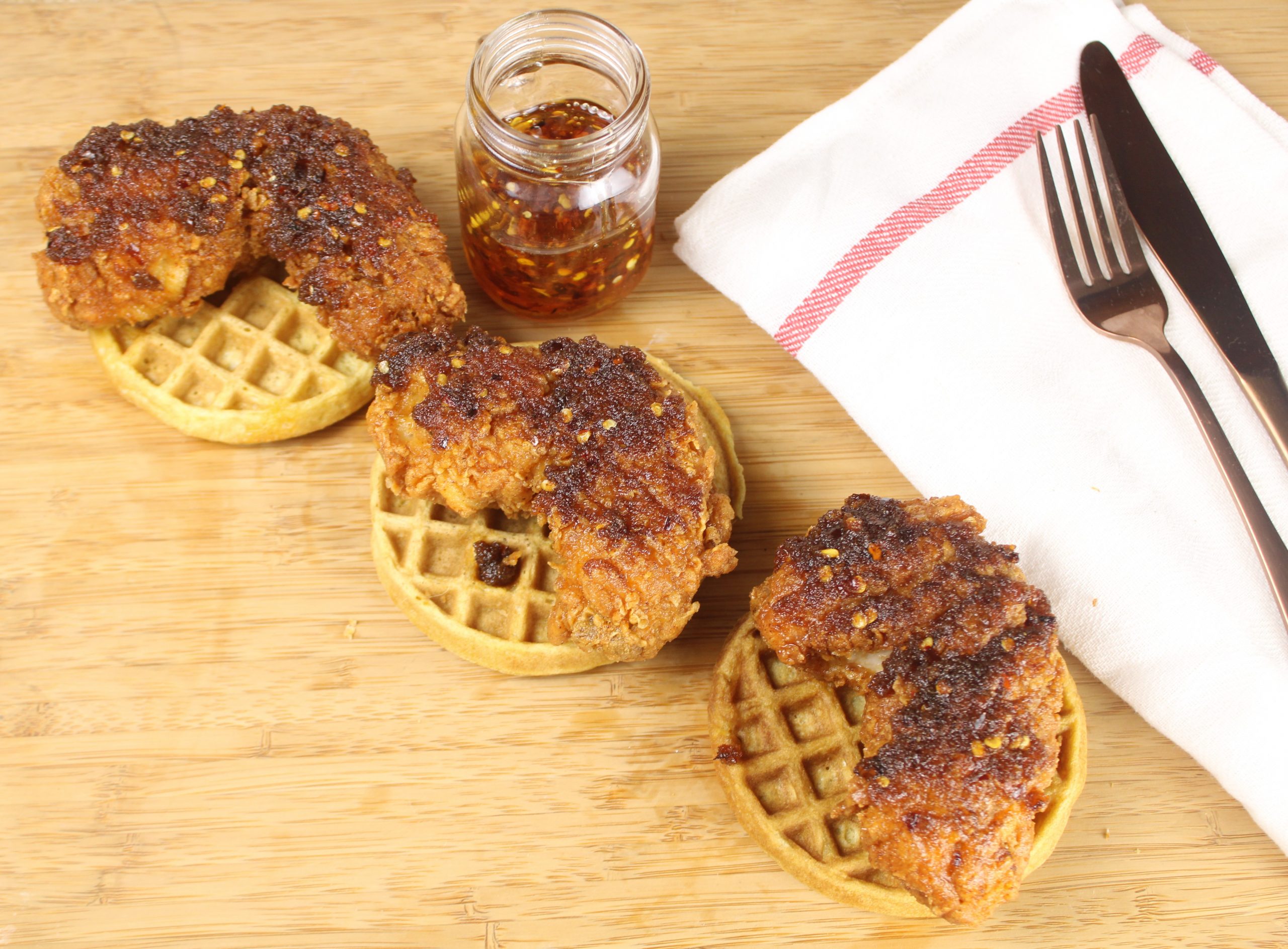 Nashville Hot Chicken Wings And Waffles Meat Your Vegetables